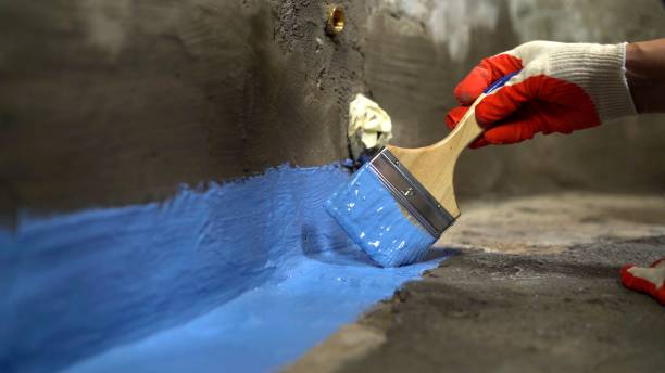 Commercial Exterior Waterproofing project at a Pulteney, NY business property by SJ Waterproofing Pros